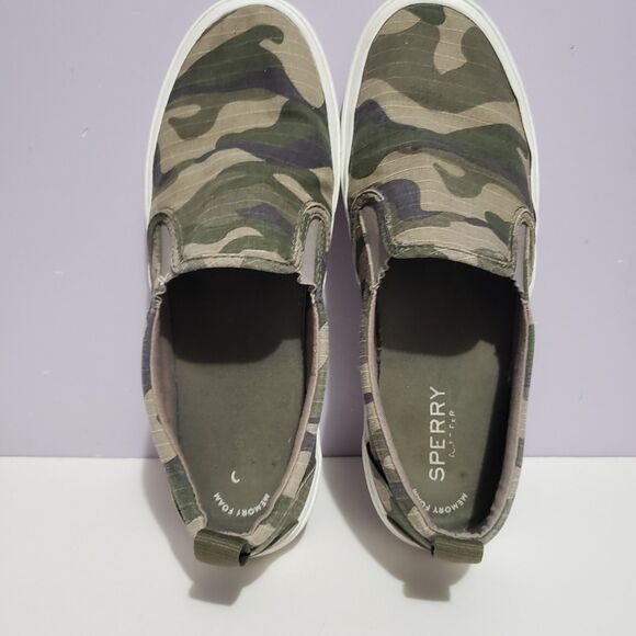 Sperry Camo Slip On Women's Shoes Sz 8.5 - Picture 5 of 7
